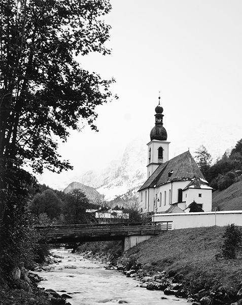 Church in Ramsau (Germany) by Bruce Zander | ArtworkNetwork.com