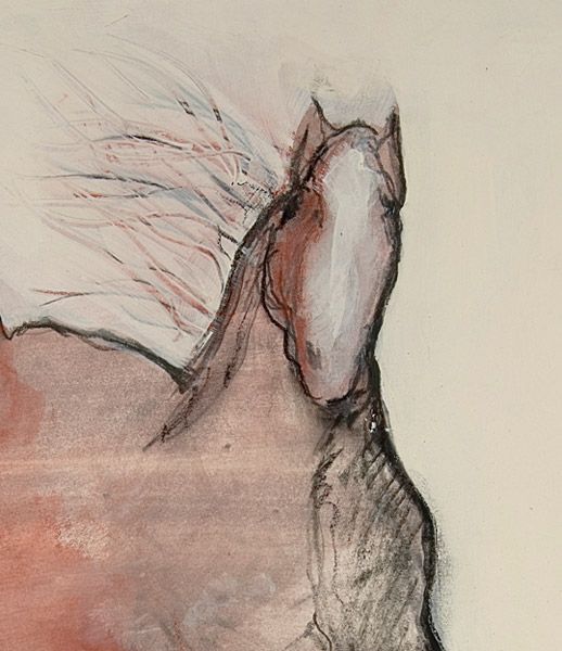 horse drawing II by Karen Poulson | ArtworkNetwork.com