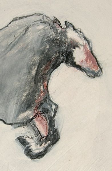 horse drawing III by Karen Poulson | ArtworkNetwork.com