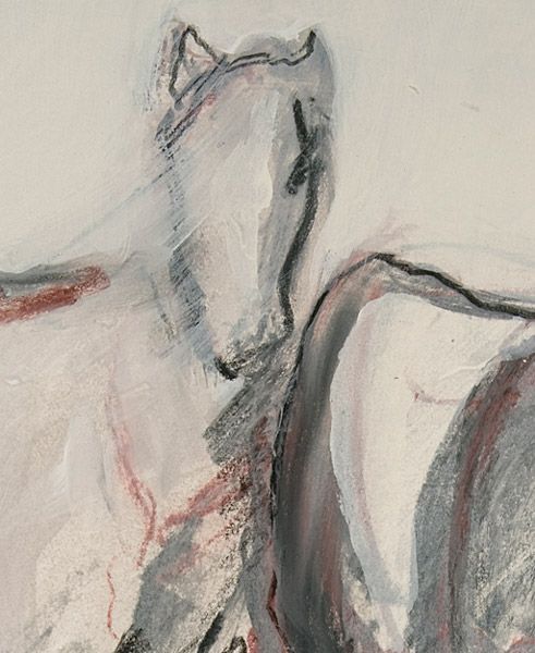 horse drawing IV by Karen Poulson | ArtworkNetwork.com