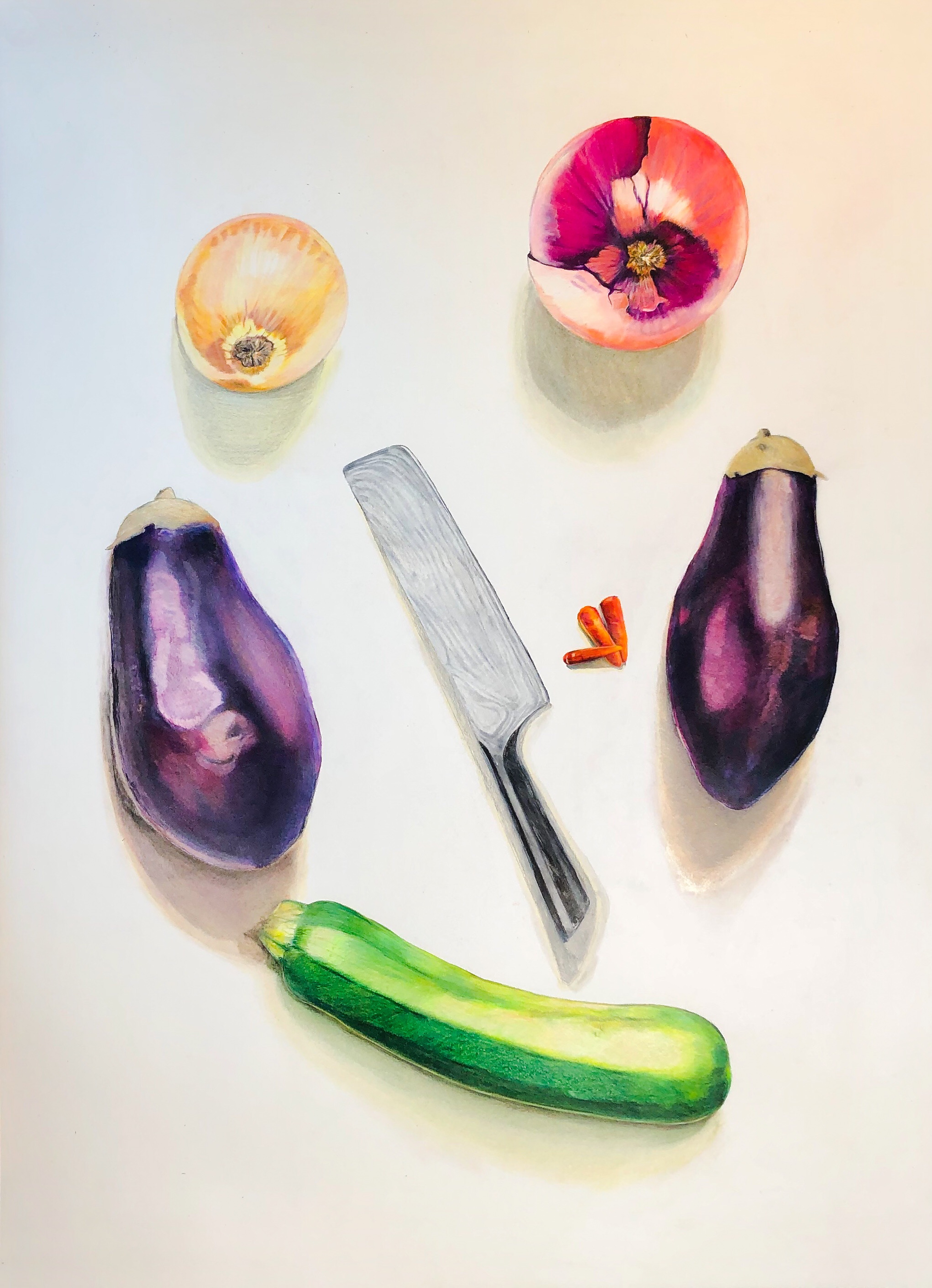 La mort de l'homme de légumes by Troy Tagliarino | ArtworkNetwork.com